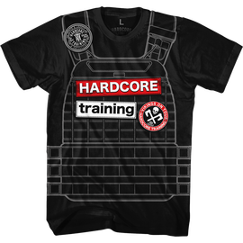Футболка Hardcore Training Weighted Vest Black hctshirt0448 Интернет-магазин Ok-Sport.kz