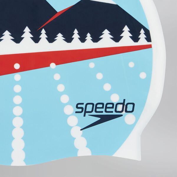 Шапочка для плавания рельефная детская Slogan Print Cap Speedo OK-KY26GT Интернет-магазин Ok-Sport.kz