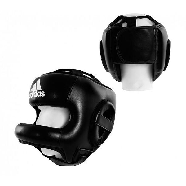 Боксерский бамперный шлем Pro Full Protection Boxing Headgear Adidas adiBHGF01 Интернет-магазин Ok-Sport.kz