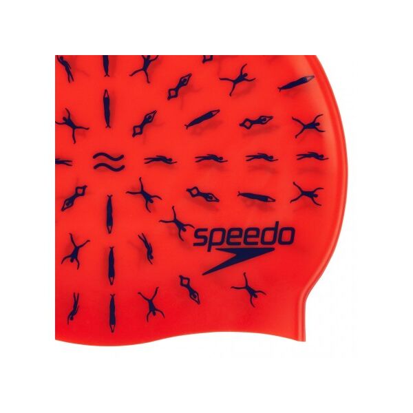 Шапочка для плавания рельефная детская Slogan Print Cap Speedo 8-0838 Интернет-магазин Ok-Sport.kz