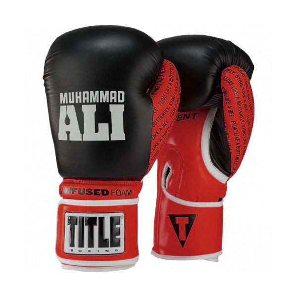 Перчатки боксерские Title Boxing Ali Infused OK-EM76GI Интернет-магазин Ok-Sport.kz