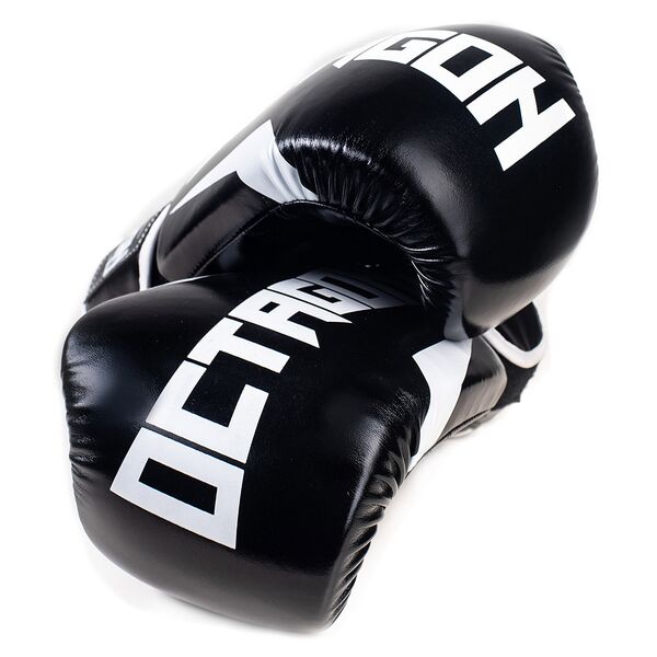 Перчатки для бокса Octagon Storm Black/White OK-JS65XB Интернет-магазин Ok-Sport.kz