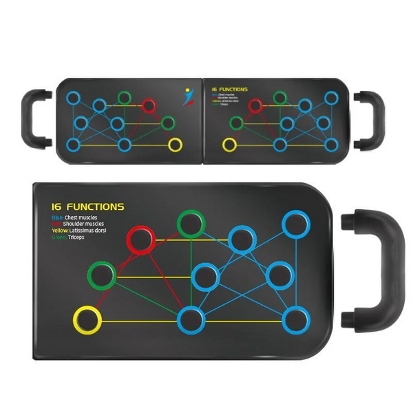 Упор для отжиманий многофункциональный черный PUSH16/PUSH16-table Интернет-магазин Ok-Sport.kz