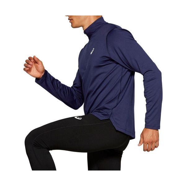 Джемпер мужской Silver LS 1/2 zip Winter top Asics OK-HI61FL Интернет-магазин Ok-Sport.kz