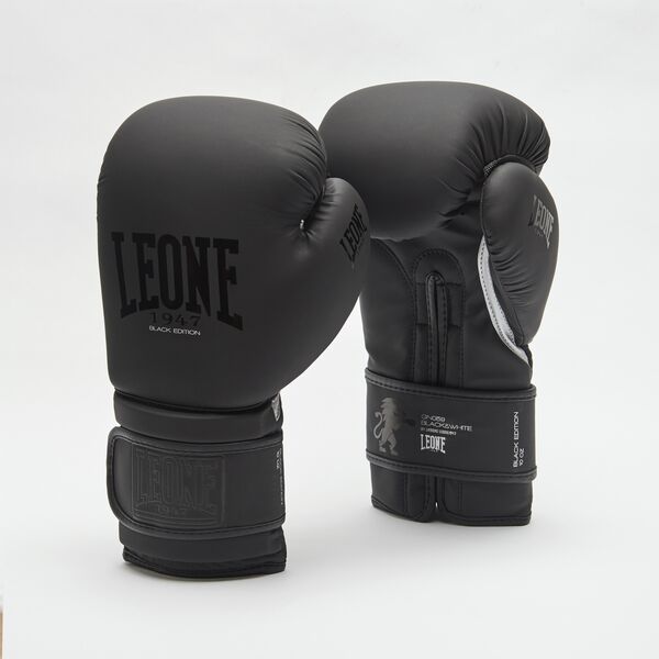 Перчатки боксерские BLACK&WHITE Leone GN059 Интернет-магазин Ok-Sport.kz