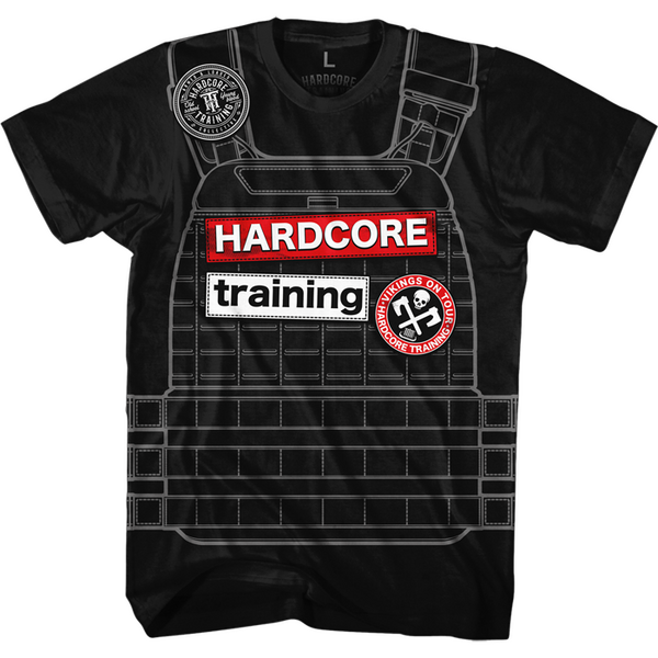 Футболка Hardcore Training Weighted Vest Black hctshirt0448 Интернет-магазин Ok-Sport.kz