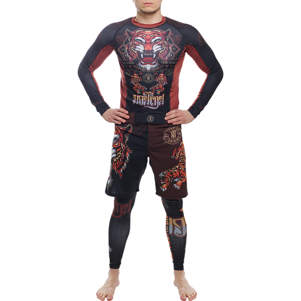 Штаны компрессионные Hardcore Training Tiger hctpan07 Интернет-магазин Ok-Sport.kz