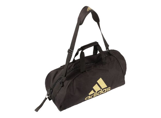 Сумка-рюкзак Training 2 in 1 Bag Combat Sport S черно-золотая Adidas adiACC052-S Интернет-магазин Ok-Sport.kz